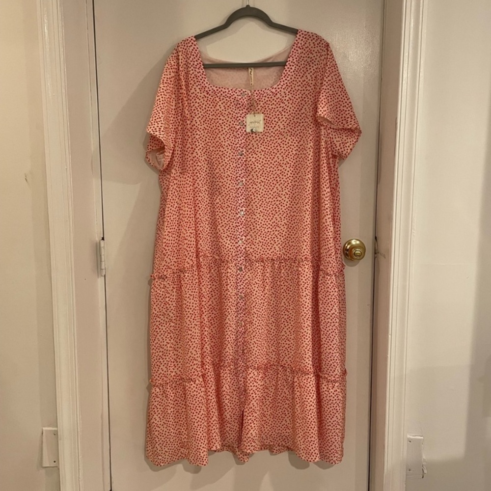 NWT ginger parrish x roolee midi dress